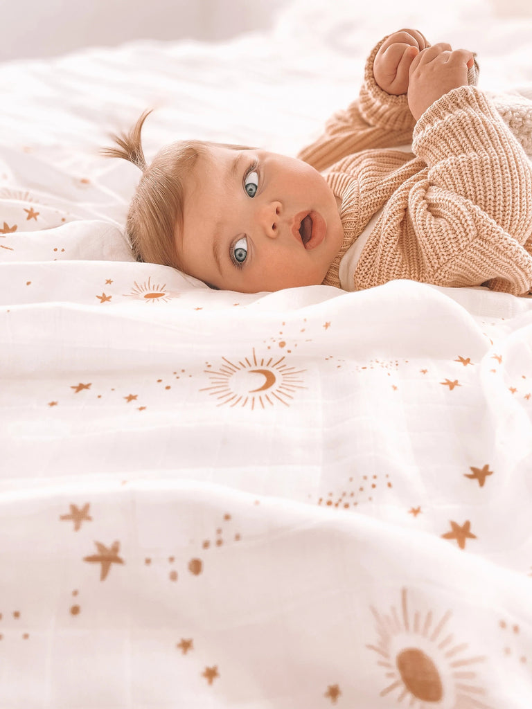 Fox & Fallow | Constellation Organic Muslin Wrap / Swaddle
