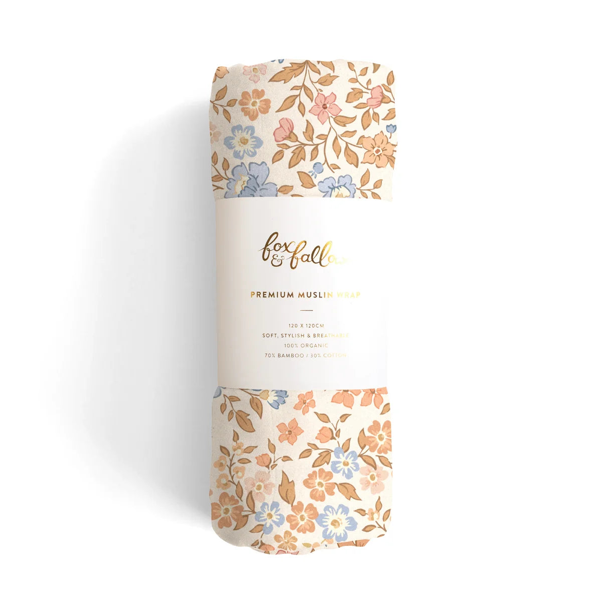 Fox & Fallow | Forget-Me-Not / Broderie Organic Muslin Wrap Set