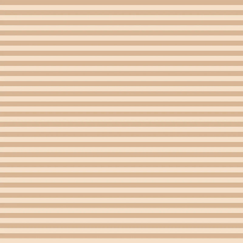 Fox & Fallow | Coffee Stripe Organic Muslin Wrap / Swaddle