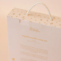 Fox & Fallow | Forget-Me-Not / Broderie Organic Muslin Wrap Set
