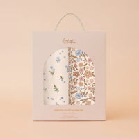 Fox & Fallow | Forget-Me-Not / Broderie Organic Muslin Wrap Set