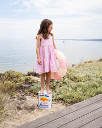 Bebe | Pink Stripe Resort Dress