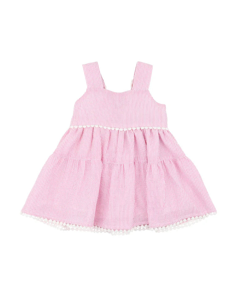 Bebe | Pink Stripe Resort Dress