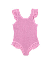 Minihaha Swim | Peony Crinkle Swimsuit