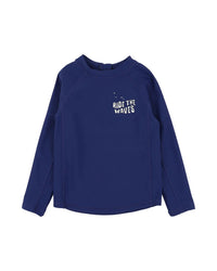 Minihaha Swim | Making Waves - Navy Rash Vest