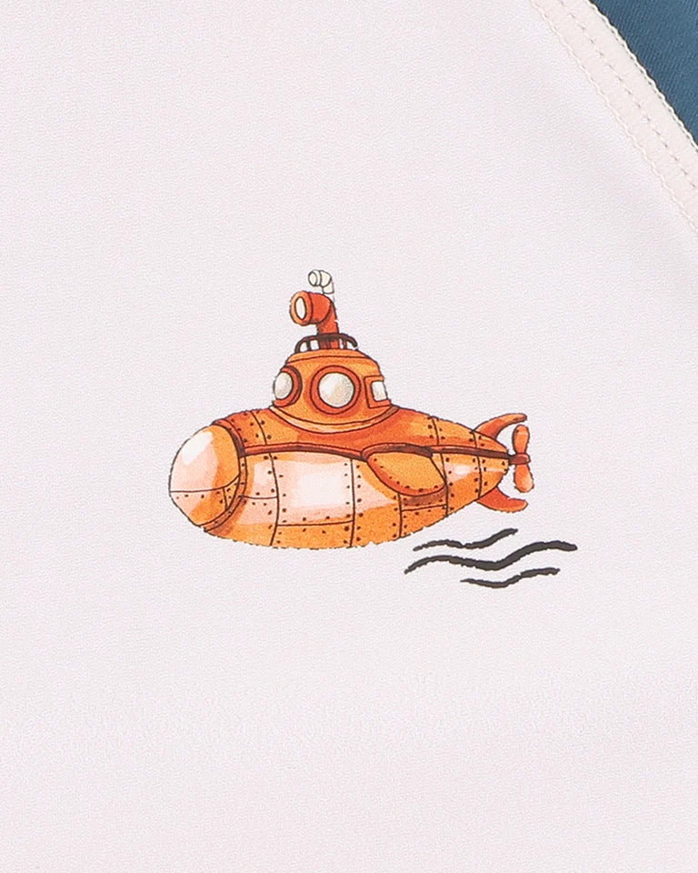 Minihaha Swim | Harvey LS Rashie & Trunk Set