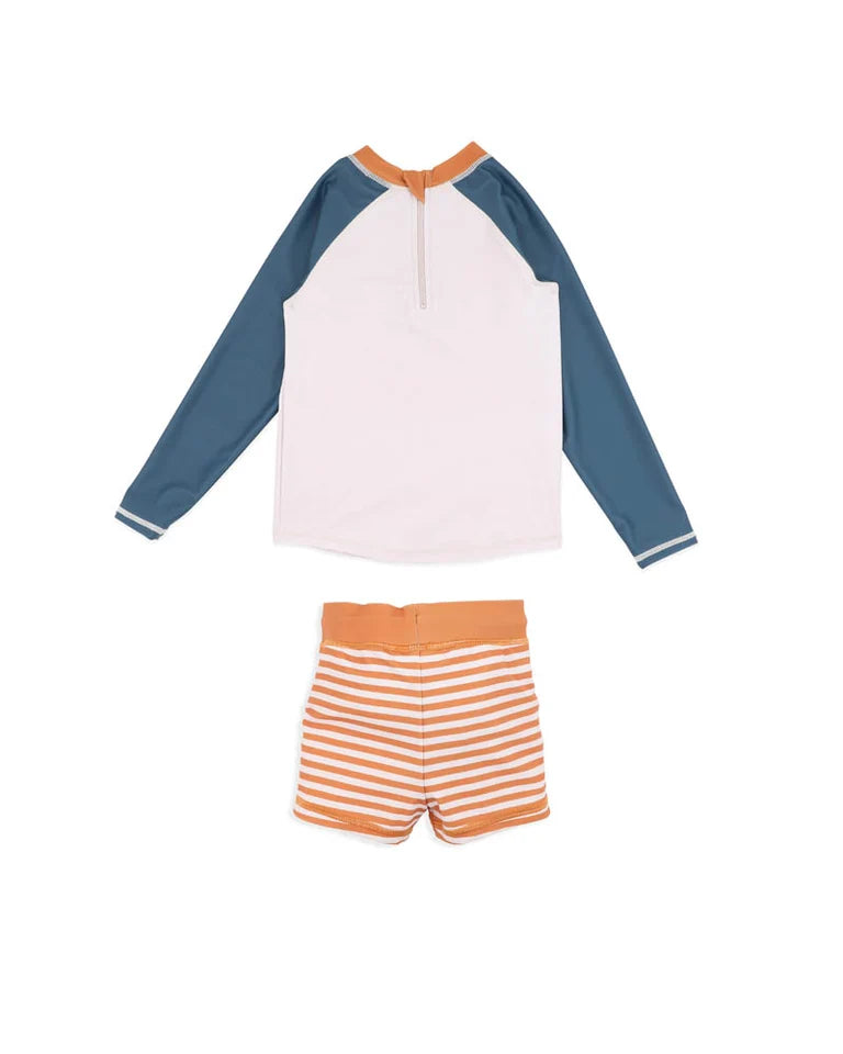 Minihaha Swim | Harvey LS Rashie & Trunk Set