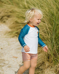 Minihaha Swim | Harvey LS Rashie & Trunk Set