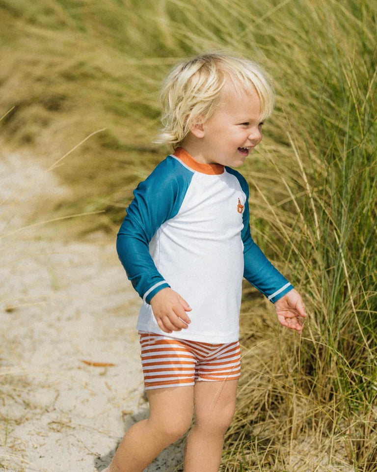 Minihaha Swim | Harvey LS Rashie & Trunk Set