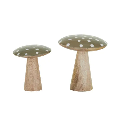 Macy Mushroom Sculptures - Olive