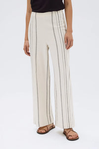 Assembly Label | Matera Stripe Pant - Cream/Black