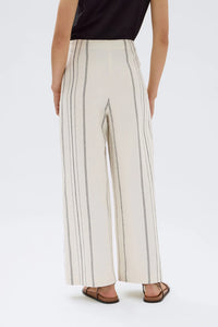 Assembly Label | Matera Stripe Pant - Cream/Black