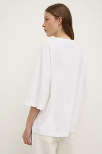 Assembly Label | Max Cotton Oversized Tee - White