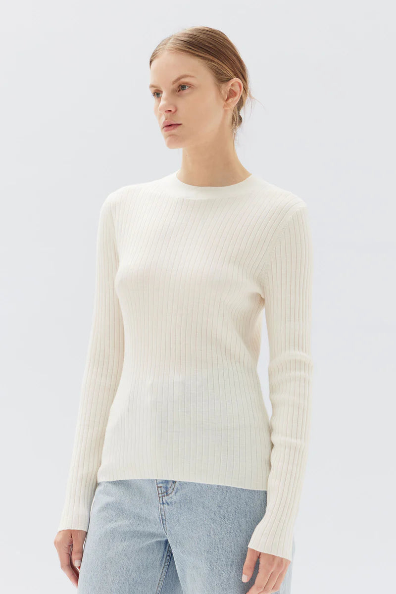Assembly Label | Mia Long Sleeve Knit Antique