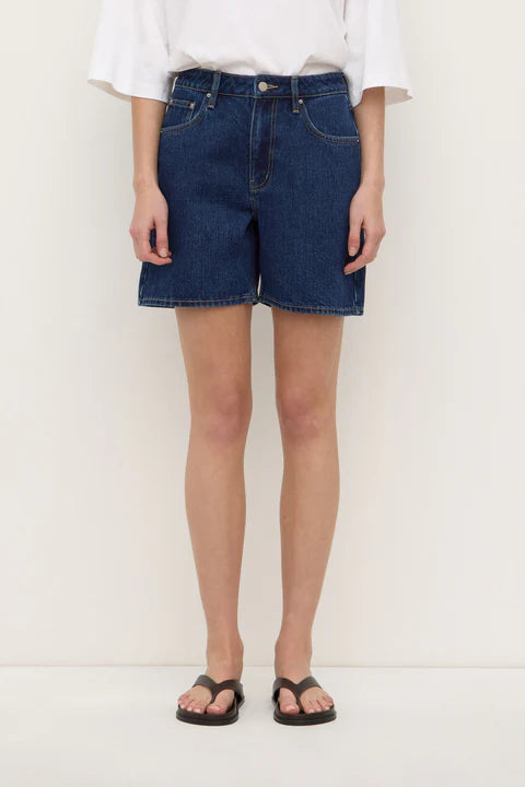 Assembly Label | Mid Rise Vintage Denim Short - Heritage Blue