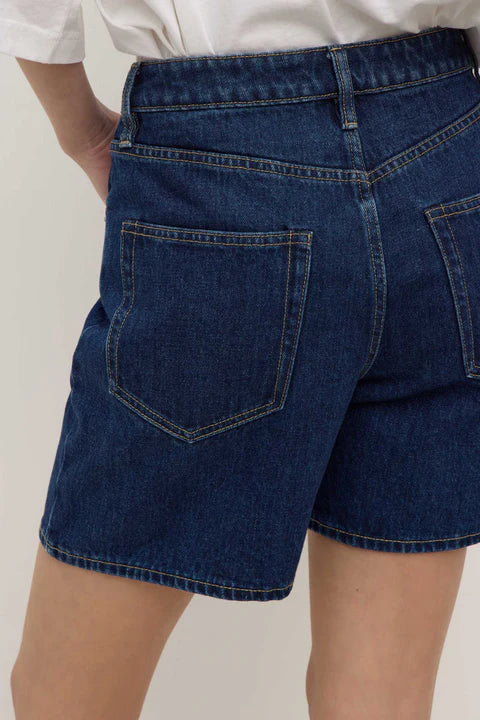 Assembly Label | Mid Rise Vintage Denim Short - Heritage Blue