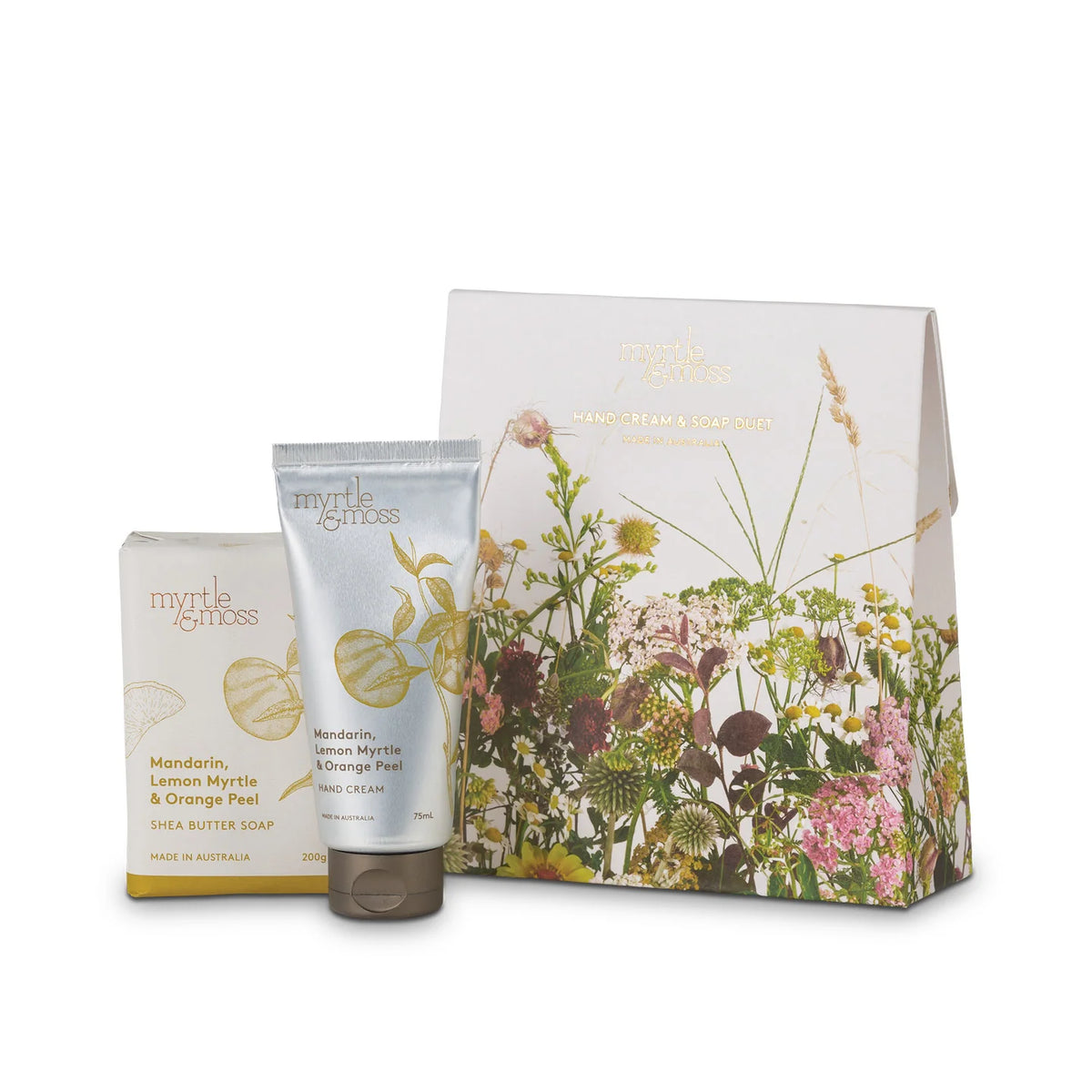 Myrtle & Moss | Wildflower Hand Cream & Soap Duet