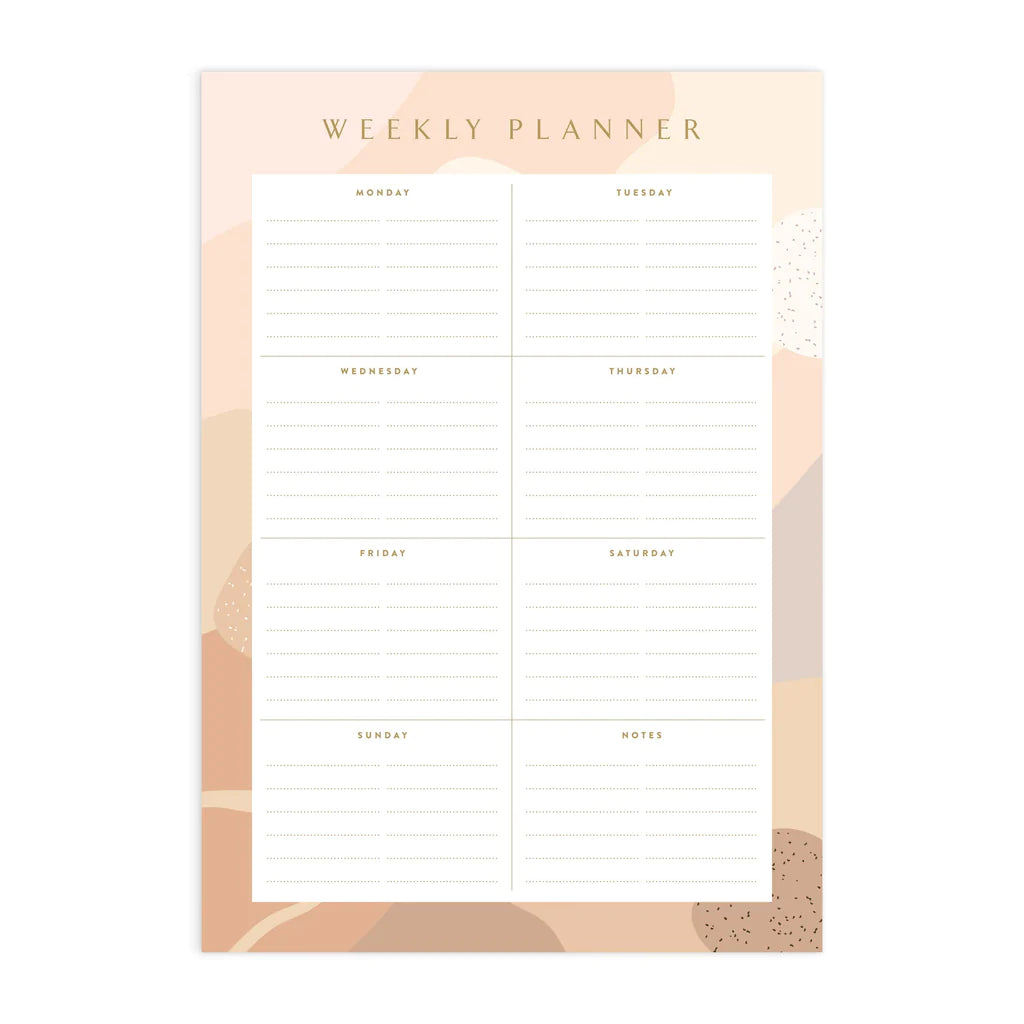 Fox & Fallow | Still Life A5 Weekly Planner Magnet Notepad