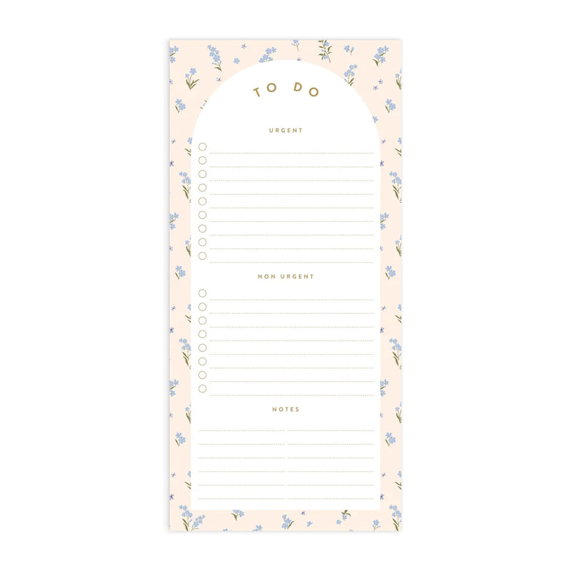 Fox & Fallow | Forget-Me-Not DL To Do Magnet Notepad
