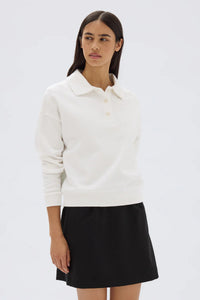 Assembly Label | Odille Jersey Polo - White