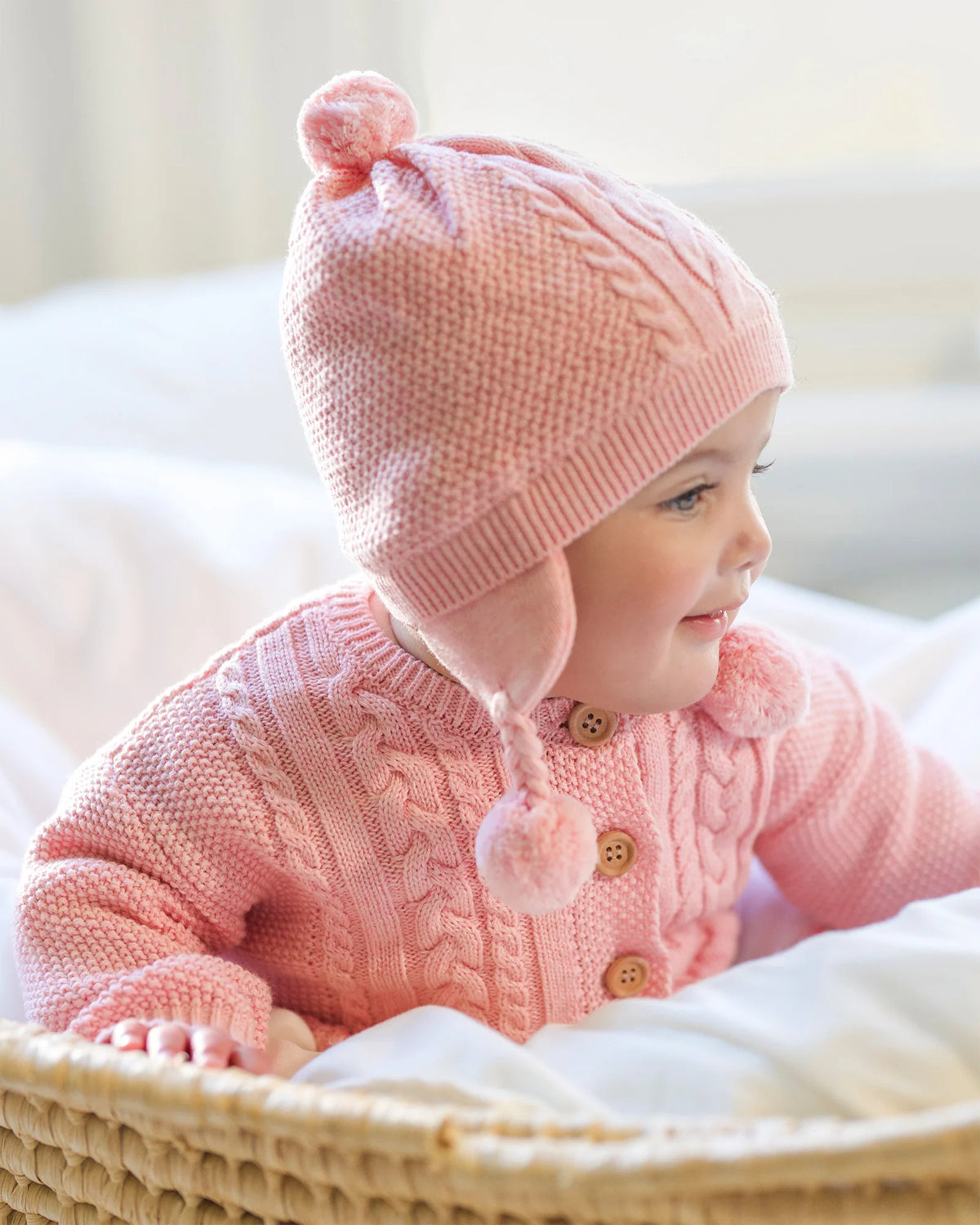 Toshi | Organic Earmuff Yummy - Misty Rose
