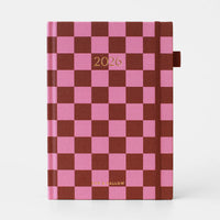 Fox + Fallow | 2026 A5 Horizontal Planner - Cherry Check