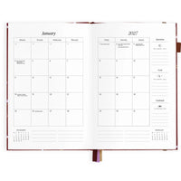 Fox & Fallow |  2027 A5 Vertical Planner - Cherry Wisteria