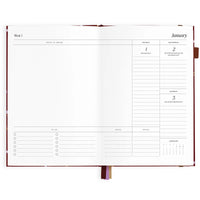 Fox & Fallow |  2027 A5 Vertical Planner - Cherry Wisteria