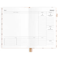 Fox & Fallow |  2027 A5 Vertical Planner - French Bows