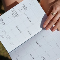 Fox & Fallow |  2027 A5 Vertical Planner - Cherry Wisteria