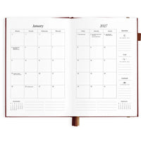Fox & Fallow |  2027 A5 Horizontal Planner - Cherry