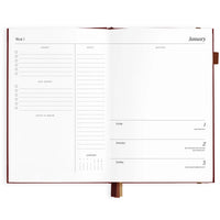Fox & Fallow |  2027 A5 Horizontal Planner - Cherry