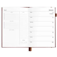 Fox & Fallow |  2027 A5 Horizontal Planner - Cherry