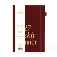 Fox & Fallow |  2027 A5 Horizontal Planner - Cherry