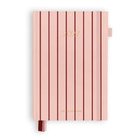 Fox & Fallow |  2027 A5 Horizontal Planner - Rosé Pinstripe