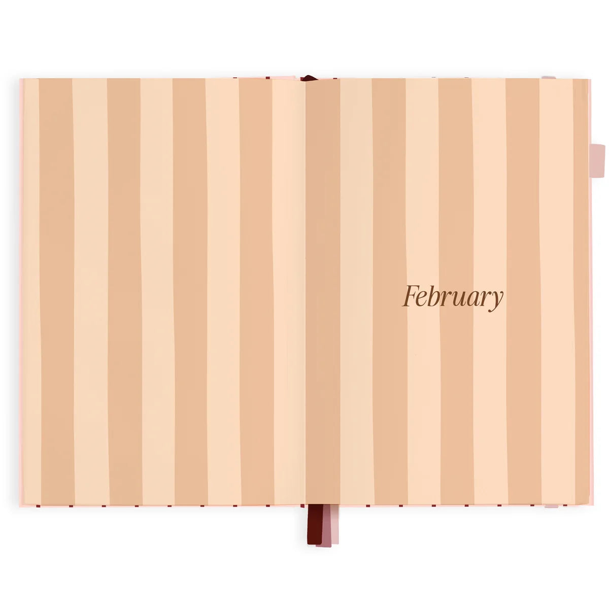 Fox & Fallow |  2027 A5 Horizontal Planner - Rosé Pinstripe