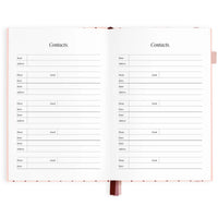 Fox & Fallow |  2027 A5 Horizontal Planner - Rosé Pinstripe