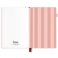 Fox & Fallow |  2027 A5 Horizontal Planner - Rosé Pinstripe
