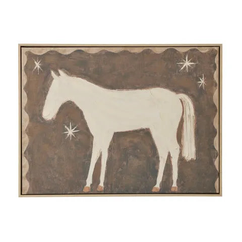 'PONY' Ash Frame - Oil Canvas