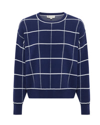 Iris & Wool | Gargle Gingham - Navy