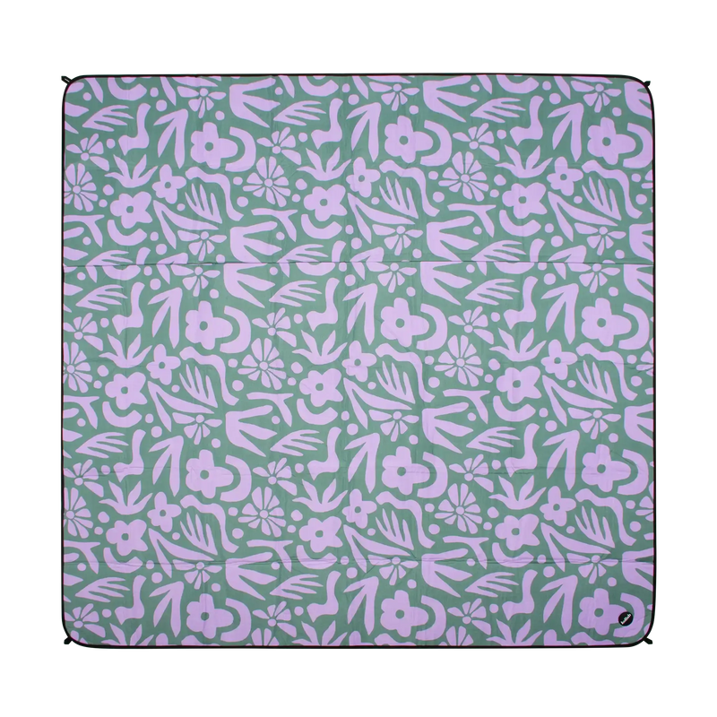 Kollab | Medium Picnic Mat - Lavender Bloom