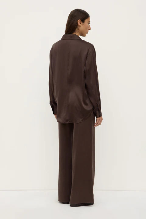 Assembly Label | Pippa Silk Shirt - Bronze