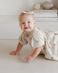 Quincy Mae | Waffle Babydoll Dress - Gingerbread