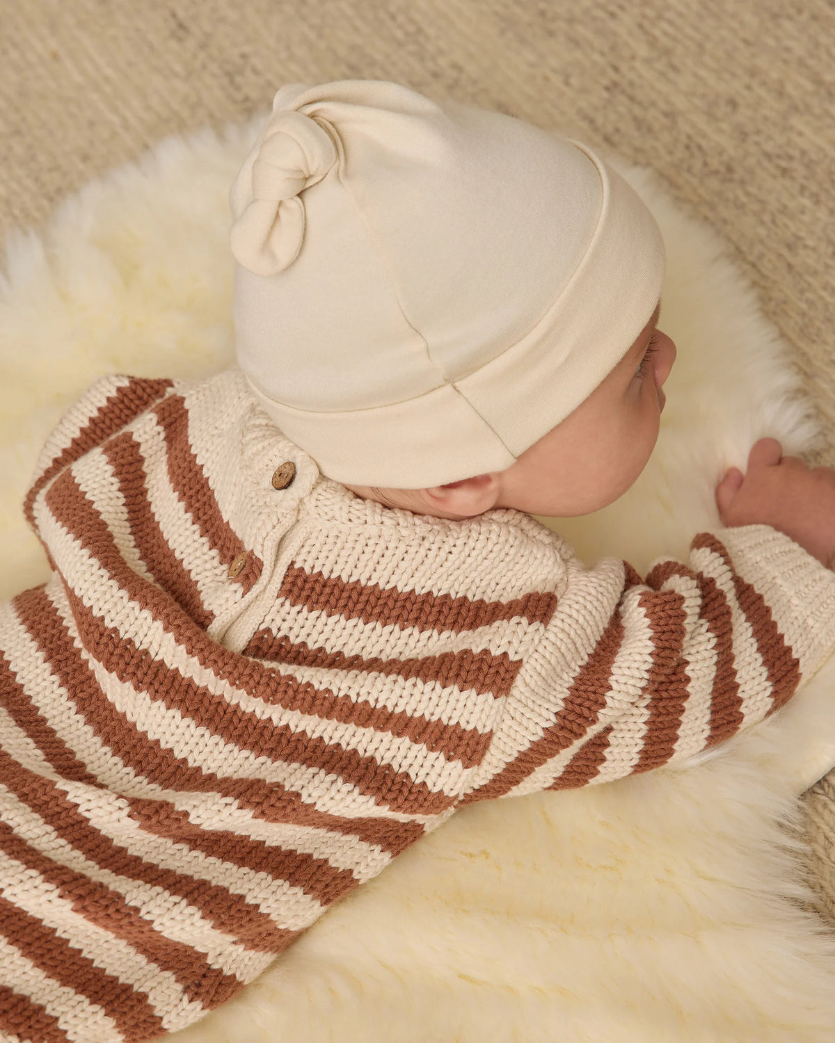 Quincy Mae | Rex Romper - Cedar Stripe
