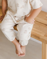 Quincy Mae | Jersey Tee + Pants Set - Puppies