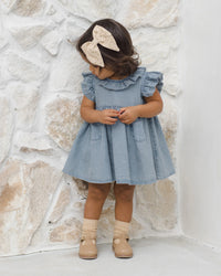 Quincy Mae | Sophie Dress - Lightweight Chambray Denim