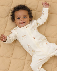 Quincy Mae | Zip Long-Sleeved Footie Sleeper - Carnival