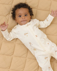 Quincy Mae | Zip Long-Sleeved Footie Sleeper - Carnival