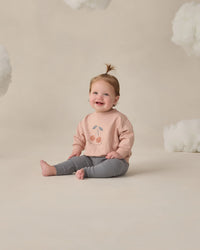 Quincy Mae | Relaxed Sweatshirt - Cherry