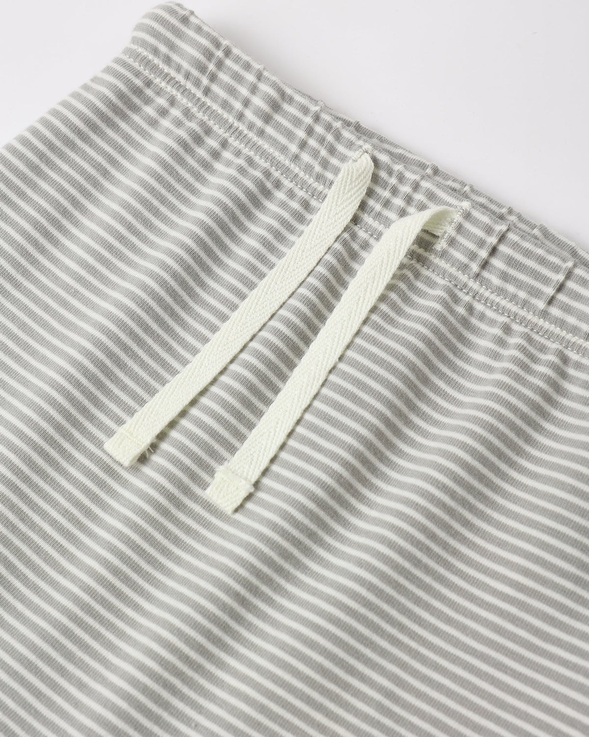 Quincy Mae | Drawstring Pant - Sage Micro Stripe